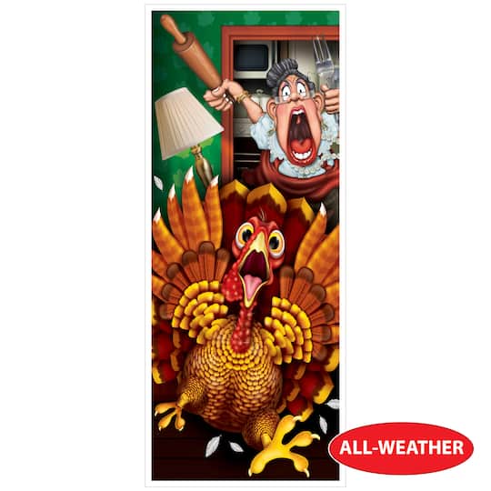 Beistle 30" x 6ft. Wild Turkey Door Covers, 2ct.